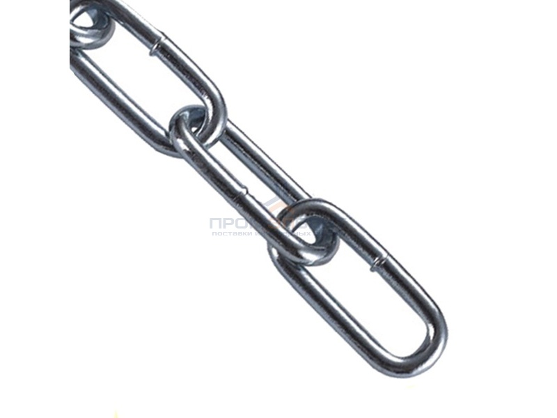 Цепь длиннозвенная (DIN763) 3мм (пакет 5м)