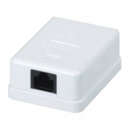 ITK Настенная информационная розетка RJ45, кат.5Е UTP, 1-порт