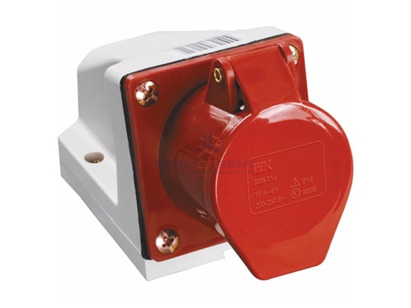 Розетка 125 стационарная 3Р+РЕ+N 32А 380В IP44 ИЭК