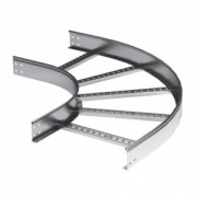 Угол горизонтальный 90? 80x500 R300, цинк-ламельный