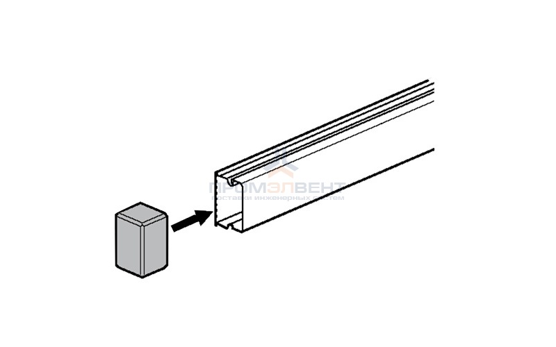 Заглушка 16x16мм Legrand METRA
