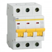 Автоматический выключатель ВА47-29 3Р 63А 4,5кА характеристика В ИЭК (автомат)
