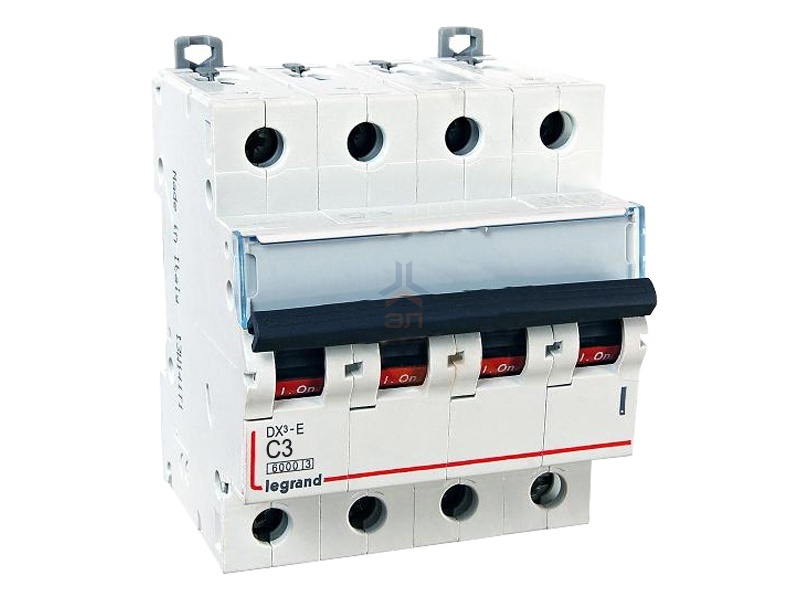 Автоматический выключатель Legrand DX3-E C3 4П 6000/6kA (автомат)