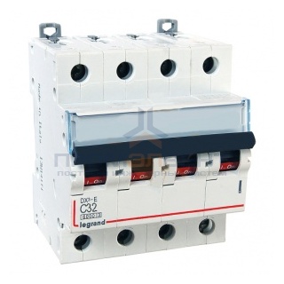 Автоматический выключатель Legrand DX3-E C32 4П 6000/6kA (автомат)