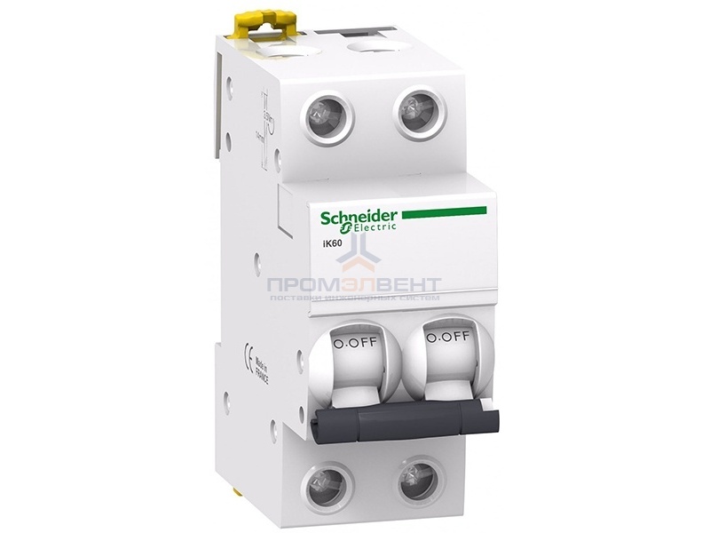 Автоматический выключатель Schneider Electric Acti 9 iK60 2П 50A 6кА C (автомат)