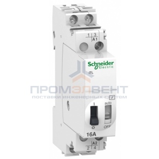 Импульсное реле Schneider Electric iTL16A 2НО 230В АС 50-60ГЦ 110В DC