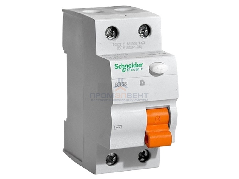 УЗО ВД63 2П 40A 300mA АС Schneider Electric