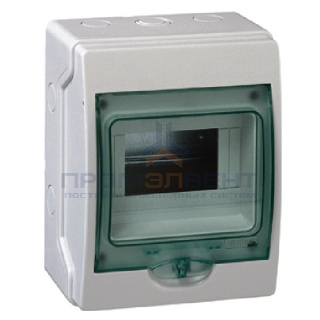 Щиток влагозащищенный KAEDRA IP65 на 6 модулей 200х159х112