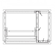 Комплект кабельного отсека, для шкафов CQE 1800 x 600мм
