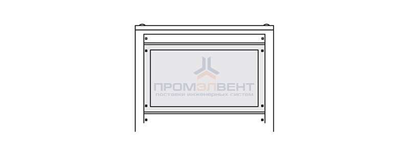Секционная панель, углублённая, В400мм, Ш600мм