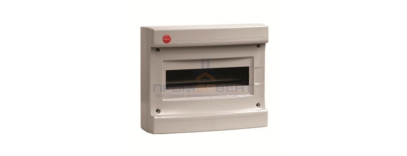 Щиток настен. без дверцы 18мод., IP40, серый , с клеммн.блоком в компл. 1х87518