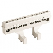 Усиленная клеммная колодка   8мод. (отв. 1х9мм+7х5,4мм)