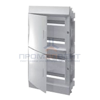 Бокс в нишу ABB Mistral41 72М непрозрачная дверь c клеммным блоком