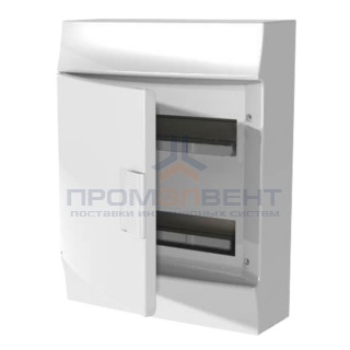 Бокс настенный ABB Mistral41 24М непрозрачная дверь без клеммного блока