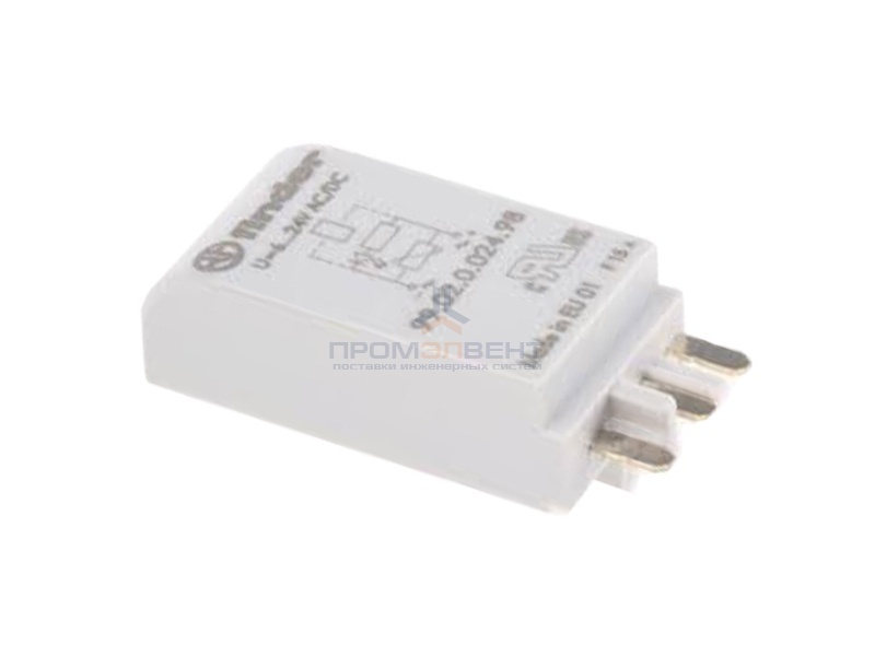 Модуль индикации и защиты Finder зеленый светодиод + варистор (стандартная полярность) 6-24V AC/DC