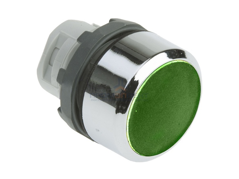 Кнопка ABB MP1-20G зеленая (только корпус) без подсветки без фиксации
