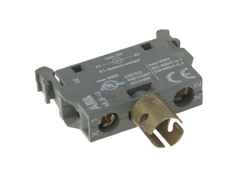 Патрон ABB MLB-1B напряжение 230В для лампочки до 2Вт/ 230BAC для монтажа в боксы