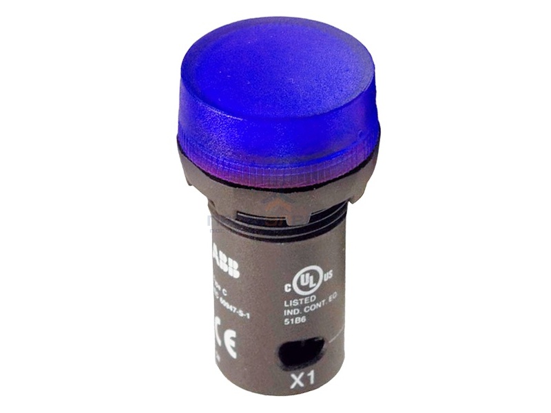 Лампа ABB CL2-502L синяя со встроенным светодиодом 24ВAC/DC